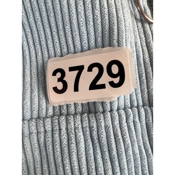 No Comment NY LA Women's Light Blue Corduroy Zip Up Jacket Size XL - Picture 10 of 10